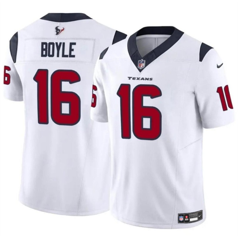 Houston Texans #16 Tim Boyle White 2024 F.U.S.E Vapor Untouchable Stitched Jersey Houston Texans #16 Tim Boyle White 2024 F.U.S.E Vapor Untouchable Stitched Jersey