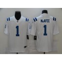 Indianapolis Colts #1 Pat Mcafee White Stitched Jersey