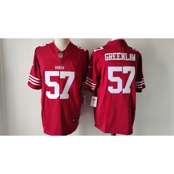 San Francisco 49ers #57 Dre Greenlaw Red 2024 F.U.S.E. Vapor Untouchable Limited Stitched Jersey