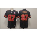 Kansas City Chiefs #87 Travis Kelce Black F.U.S.E. Vapor Untouchable Limited Stitched Jersey