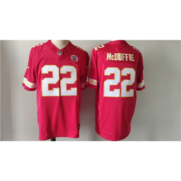 Kansas City Chiefs #22 Trent McDuffie Red F.U.S.E. Vapor Untouchable Limited Stitched Jersey