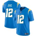 Los Angeles Chargers #12 Derius Davis Blue 2024 Vapor Limited Stitched Jersey