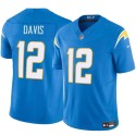 Los Angeles Chargers #12 Derius Davis Blue 2024 F.U.S.E. Vapor Limited Stitched Jersey