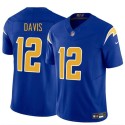 Los Angeles Chargers #12 Derius Davis Royal 2024 F.U.S.E. Vapor Limited Stitched Jersey
