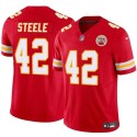Kansas City Chiefs #42 Carson Steele Red F.U.S.E. Vapor Untouchable Limited Stitched Jersey