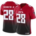 Atlanta Falcons #28 Carlos Washington Jr Red Black 2024 F.U.S.E Vapor Untouchable Limited Stitched Jersey