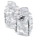 Miami Dolphins 2024 Arctic Camo Salute To Service Club Fleece Pullover Hoodie