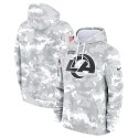 Los Angeles Rams 2024 Arctic Camo Salute To Service Club Fleece Pullover Hoodie