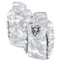 Chicago Bears 2024 Arctic Camo Salute To Service Club Fleece Pullover Hoodie