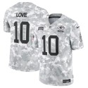 Green Bay Packers #10 Jordan Love Arctic Camo 2024 F.U.S.E. Salute To Service Limited Stitched Jersey