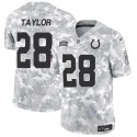 Indianapolis Colts #28 Jonathan Taylor Arctic Camo 2024 F.U.S.E. Salute To Service Limited Stitched Jersey