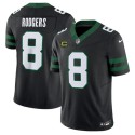 New York Jets #8 Aaron Rodgers Black 2024 F.U.S.E. With 4-Star C Patch Vapor Limited Stitched Jersey