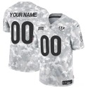 Cincinnati Bengals Custom Arctic Camo 2024 F.U.S.E. Salute To Service Limited Stitched Jersey