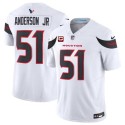Houston Texans #51 Will Anderson Jr White 2024 Vapor F.U.S.E. With 2-Star C Patch Limited Stitched Jersey Houston Texans #51 Will Anderson Jr White 2024 Vapor F.U.S.E. With 2-Star C Patch Limited Stitched Jersey