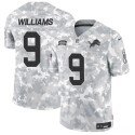 Detroit Lions #9 Jameson Williams Arctic Camo 2024 F.U.S.E. Salute To Service Limited Stitched Jersey