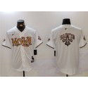 New Orleans Saints Team Big Logo White Cool Base Stitched Jersey