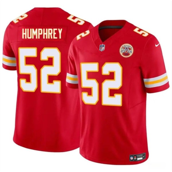 Kansas City Chiefs #52 Creed Humphrey Red 2024 F.U.S.E Vapor Untouchable Limited Stitched Jersey
