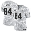 Minnesota Vikings #84 Randy Moss Arctic Camo 2024 F.U.S.E. Salute To Service Limited Stitched Jersey