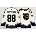Boston Bruins #88 David Pastrnak White 2024-25 With A Patch Reverse Retro Home Stitched Jersey