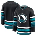 San Jose Sharks Blank Black 2024-25 Alternate Stitched Jersey