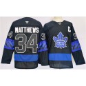 Toronto Maple Leafs #34 Auston Matthews Black 2024-25 Stitched Jersey