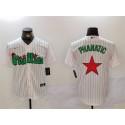 Philadelphia Phillies Phanatic White Green Cool Base Stitched Jersey