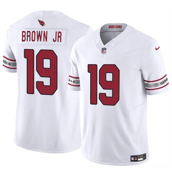 Arizona Cardinals #19 Anthony Brown JR White 2024 F.U.S.E. Vapor Untouchable Limited Stitched Jersey