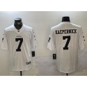 Las Vegas Raiders #7 Colin Kaepernick White Vapor Limited Stitched Jersey