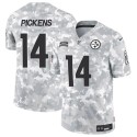 Pittsburgh Steelers #14 George Pickens Arctic Camo 2024 F.U.S.E. Salute To Service Limited Stitched Jersey