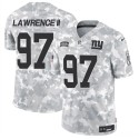 New York Giants #97 Dexter Lawrence II 2024 F.U.S.E. Arctic Camo Salute To Service Limited Stitched Jersey