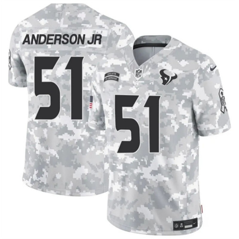Houston Texans #51 Will Anderson Jr Arctic Camo 2024 F.U.S.E. Salute To Service Limited Stitched Jersey Houston Texans #51 Will Anderson Jr Arctic Camo 2024 F.U.S.E. Salute To Service Limited Stitched Jersey
