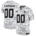 Houston Texans Custom Arctic Camo 2024 F.U.S.E. Salute To Service Limited Stitched Jersey