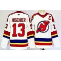 New Jersey Devils #13 Nico Hischier White 2024-25 With C Patch Stitched Jersey