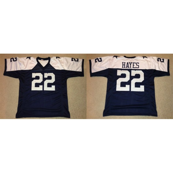 Dallas Cowboys #22 Bob Hayes Navy White Thanksgiving Stitched Jersey