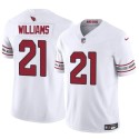 Arizona Cardinals #21 Garrett Williams White 2024 F.U.S.E. Vapor Untouchable Limited Stitched Jersey