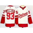 Detroit Red Wings #93 Alex DeBrincat White Red 2024-25 Stitched Jersey