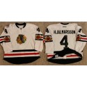 Chicago Blackhawks #4 Niklas Hjalmarsson White Stitched Jersey