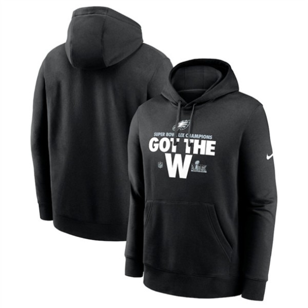 Philadelphia Eagles Black Super Bowl LIX Champions Parade Therma Performance Pullover Hoodie