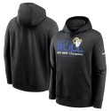 Los Angeles Rams Black 2024 NFC West Champions Locker Room Trophy Collection Pullover Hoodie