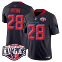 Houston Texans #28 Joe Mixon Navy 2nd Alternate F.U.S.E. 2024 AFC South Division Champions Vapor Limited Stitched Jersey Houston Texans #28 Joe Mixon Navy 2nd Alternate F.U.S.E. 2024 AFC South Division Champions Vapor Limited Stitched Jersey