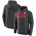 Kansas City Chiefs Charcoal 2024 Playoffs Pullover Hoodie