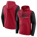San Francisco 49ers Scarlet Black Outline Pullover Hoodie