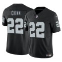 Las Vegas Raiders #22 Jeremy Chinn Black 2025 F.U.S.E. Vapor Stitched Jersey