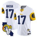 Los Angeles Rams #17 Puka Nacua White 2025 F.U.S.E. V2 Limited Stitched Jersey