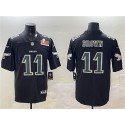 Philadelphia Eagles #11 A. J. Brown Black 2025 Super Bowl LIX Patch Fashion New Vapor Untouchable Limited Stitched Jersey