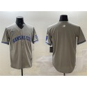 Kansas City Royals Blank Gray 2024 Away Limited Stitched Jersey
