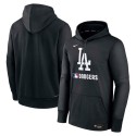 Los Angeles Dodgers Black Collection Performance Pullover Hoodie