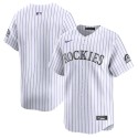 Colorado Rockies Blank White Home Limited Stitched Jersey