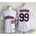 Cleveland Guardians #99 Ricky Vaughn White Stitched Jersey