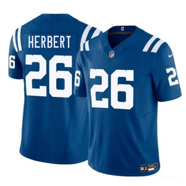 Indianapolis Colts #26 Khalil Herbert Blue 2025 F.U.S.E. Vapor Limited Stitched Jersey